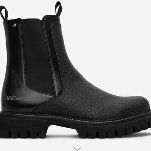 Matt & Nat Boot‎ Women’s Black ZUKE WOMEN'S VEGAN CHELSEA (VEGAN BOOTS)